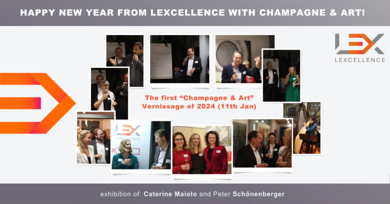 HAPPY NEW YEAR FROM LEXCELLENCE WITH CHAMPAGNE & ART!