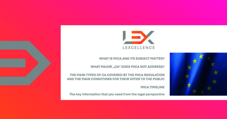 MiCA in a nutshell. The key information that you need to know from the legal perspective