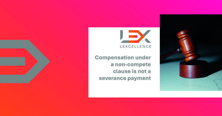 Compensation under a non-compete clause is not a severance payment 